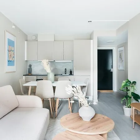 Urban - Stylish Scandinavian Gem With French Balcony Lejlighed Bergen