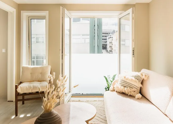 Apartament Urban - Stylish Scandinavian Gem With French Balcony Bergen