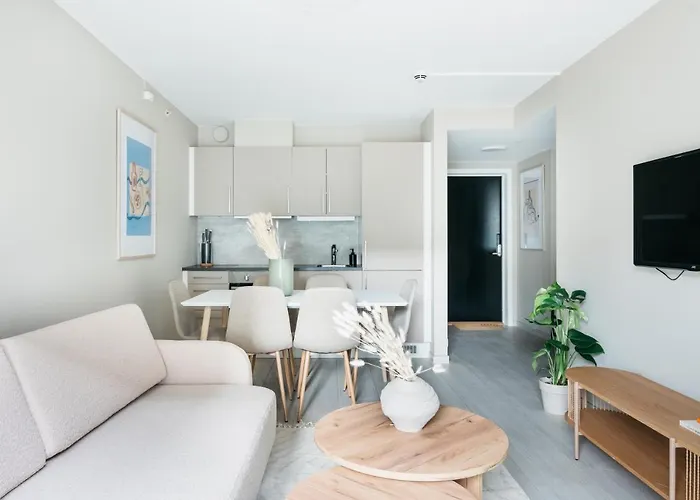 Urban - Stylish Scandinavian Gem With French Balcony Apartament Bergen